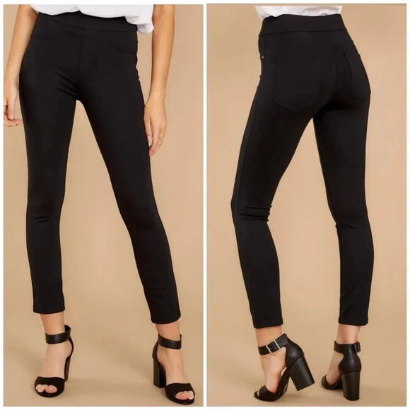 Spanx Small The Perfect Pant High Rise Black Ponte Stretch 4-Pocket Ankle Pant - Picture 1 of 12
